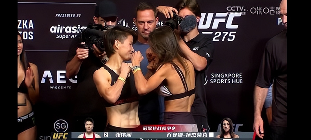 UFC275大战在即！张伟丽二番战乔安娜冲击冠军挑战权