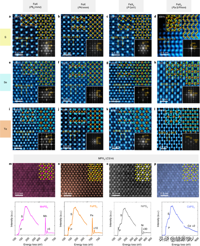 今日Nature Materials合成67种二维过渡金属（磷）硫化物材料