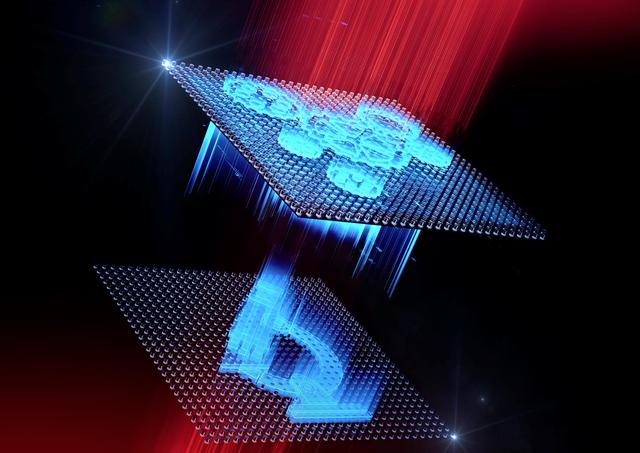 科学家开发出通过操控光线流动在幻灯片上产生两种不同图像的技术