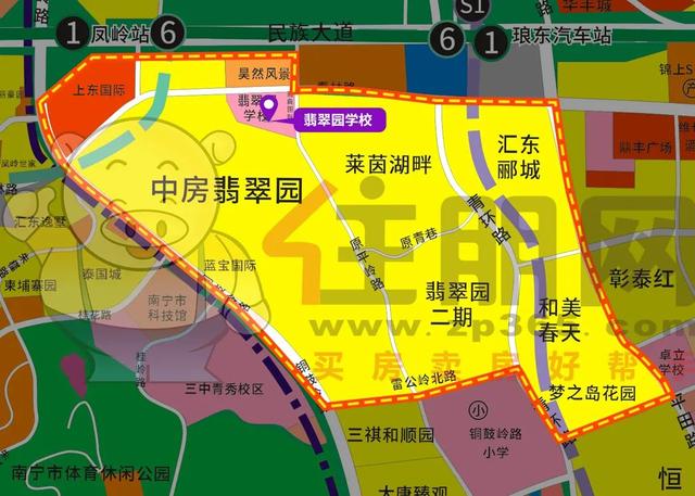 ​青秀区2022年70+所中小学学区划分范围出炉！新增6所学校