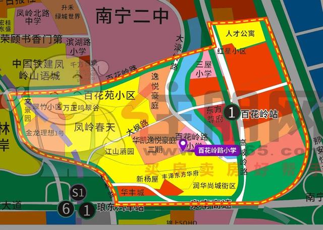 ​青秀区2022年70+所中小学学区划分范围出炉！新增6所学校