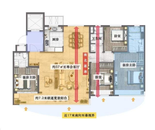 越秀北方-最近霸屏朋友圈的几个爆款大户型，全都出自这个新盘