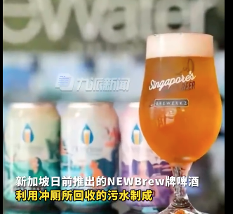 新加坡推出冲厕水啤酒，首批上市已所剩无几，消费者：口感清爽柔和