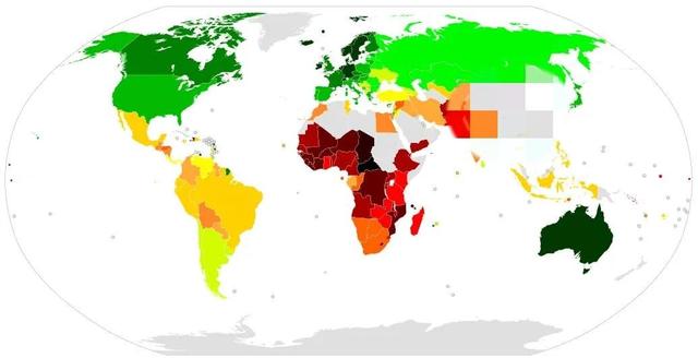 有哪些国家的人生活水平和中国比较接近？