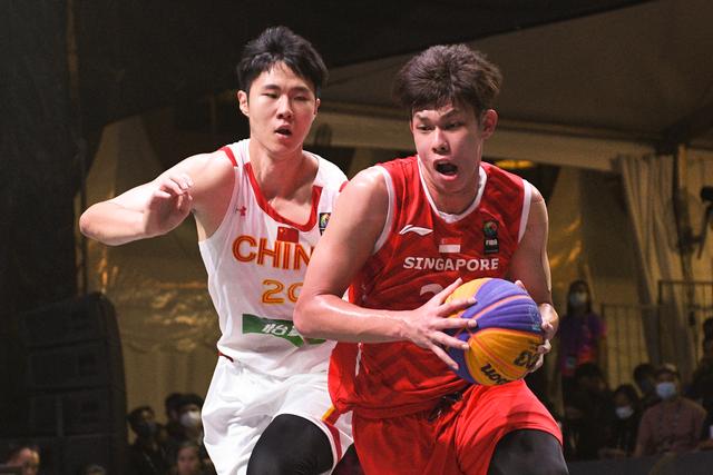 （体育）（4）篮球——三人篮球亚洲杯男子小组赛：中国胜新加坡