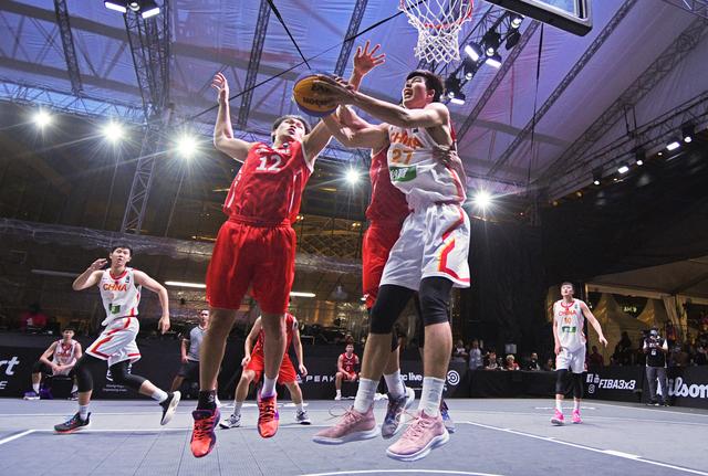 （体育）篮球——三人篮球亚洲杯男子小组赛：中国胜新加坡(2)