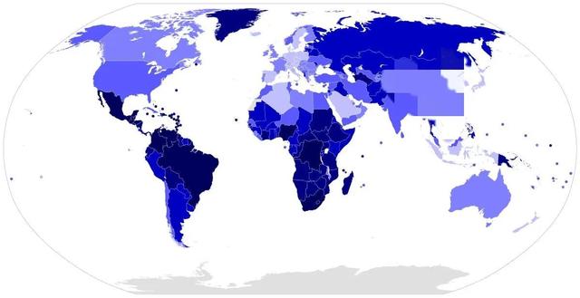 有哪些国家的人生活水平和中国比较接近？