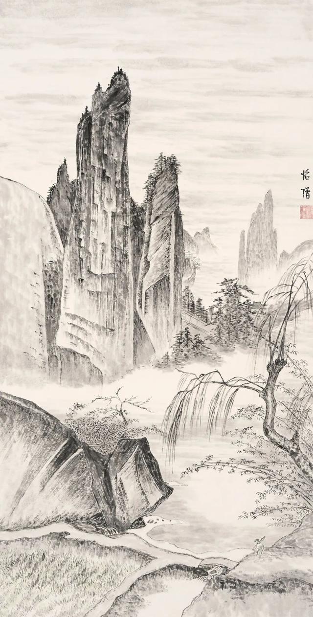 怡僧法师丨“禅中有画，画中有禅”，超然意境，美不胜收