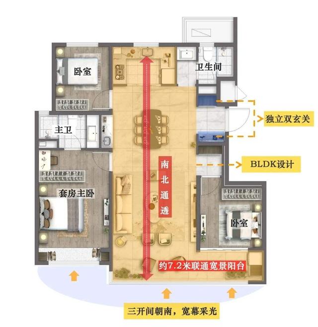 越秀北方-最近霸屏朋友圈的几个爆款大户型，全都出自这个新盘