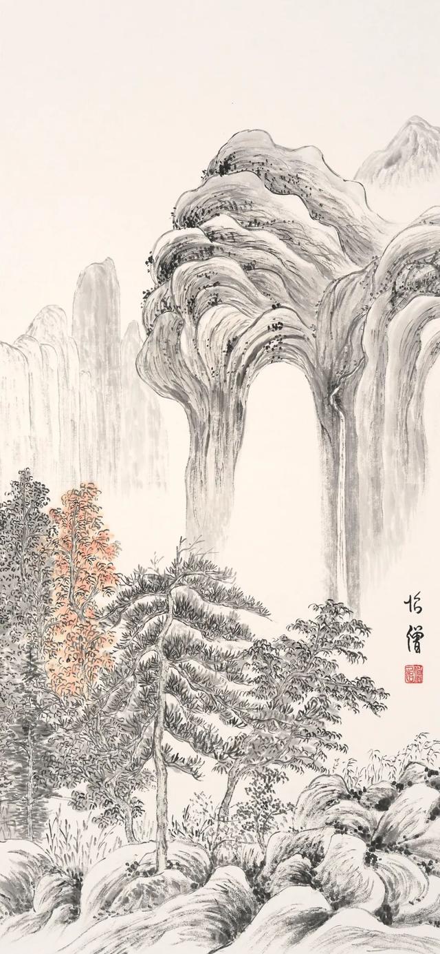 怡僧法师丨“禅中有画，画中有禅”，超然意境，美不胜收