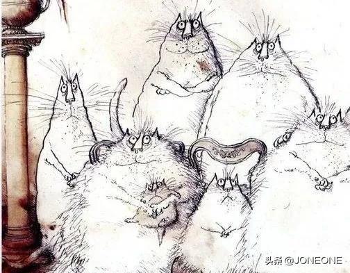 Ronald Searle 从滑稽到超现实主义的创造性思维