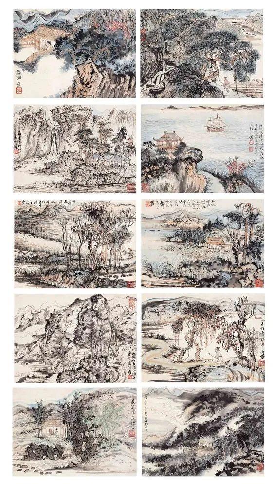 胡西林：从50元到750万，陆俨少1957《十开山水册》的传奇