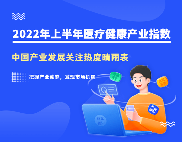 商业新知2022年上半年医疗健康产业指数&优质内容TOP10