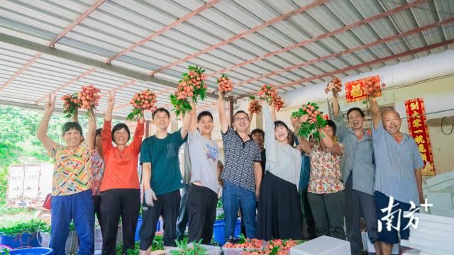 2022广东荔枝卖出好价钱，百万荔农乐开了花