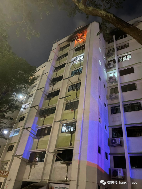 新加坡组屋大火烧死一人，翌日死灰复燃居民再疏散