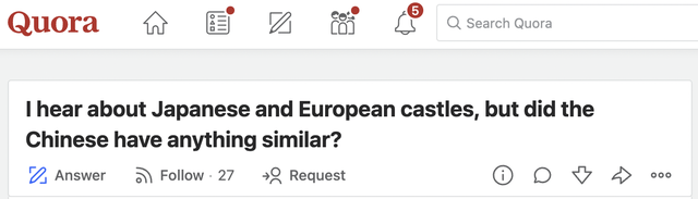 美论坛：日本和欧洲都有城堡为何中国没有？网友：小国寡民才需要