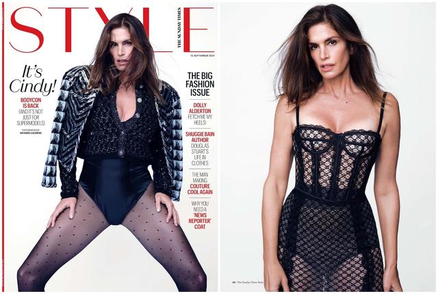 美国超级名模辛迪·克劳馥（Cindy Crawford）拍摄的时尚杂志