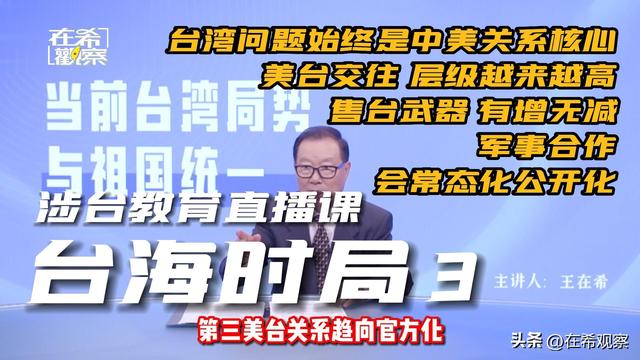 当前台湾局势与祖国统一「上」