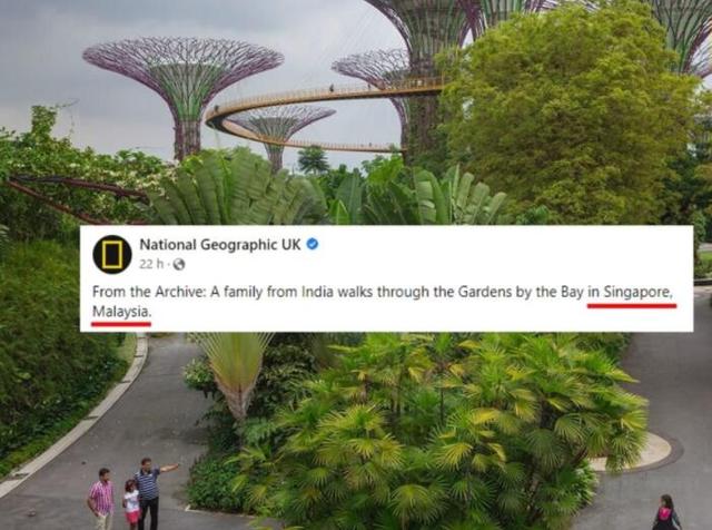 英国权威杂志“国家地理”闹乌龙，新加坡和马来西亚傻傻的分不清
