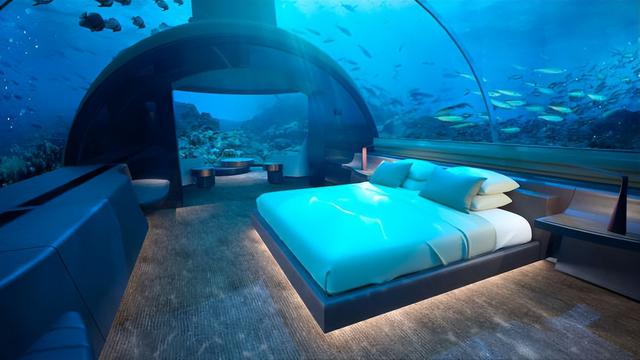 马尔代夫世界上第一家水下酒店住宅