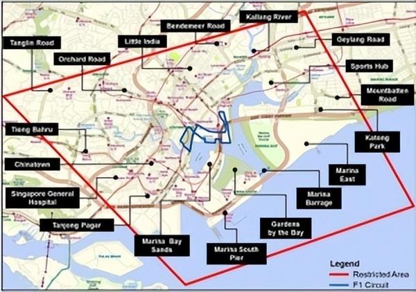因为F1，新加坡划定“禁飞区”！部分赛道现场实景流出