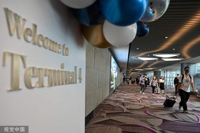 新加坡樟宜国际机场第四航站楼重新开放 此前因新冠疫情关闭2年多