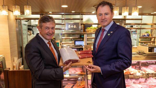 爱尔兰牛肉首次在日本高档零售商店上架