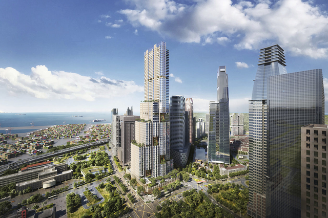 阿里巴巴打造新加坡第一高楼，SOM设计方案亮相，一睹效果图