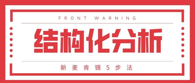 新麦肯锡五步法②：结构化分析