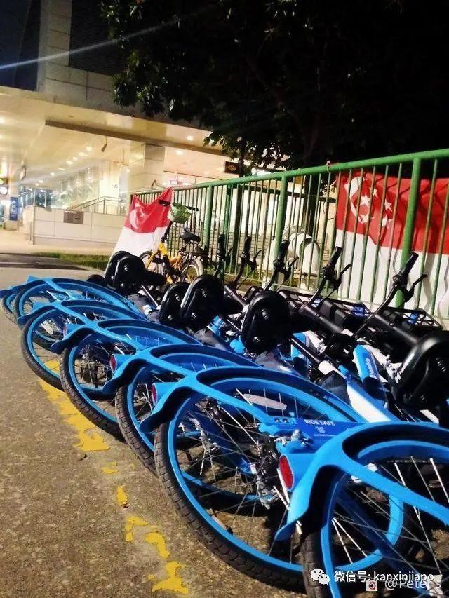 新加坡的共享单车，好像已经“躺平”了……