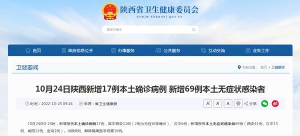详情公布！陕西本土新增“17加69”西安风险区最新调整