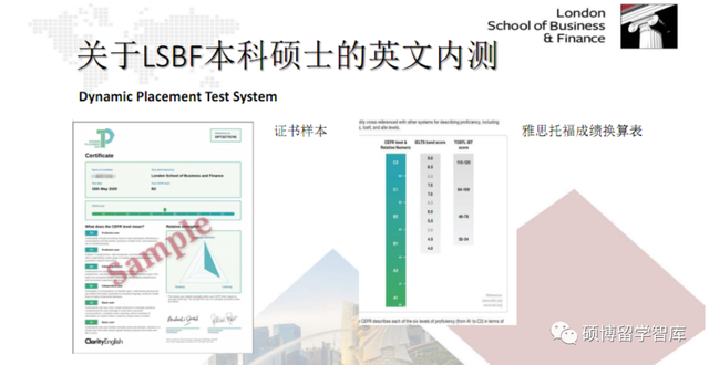 英国格林威治大学&LSBF本硕项目（专升硕+英语内测）