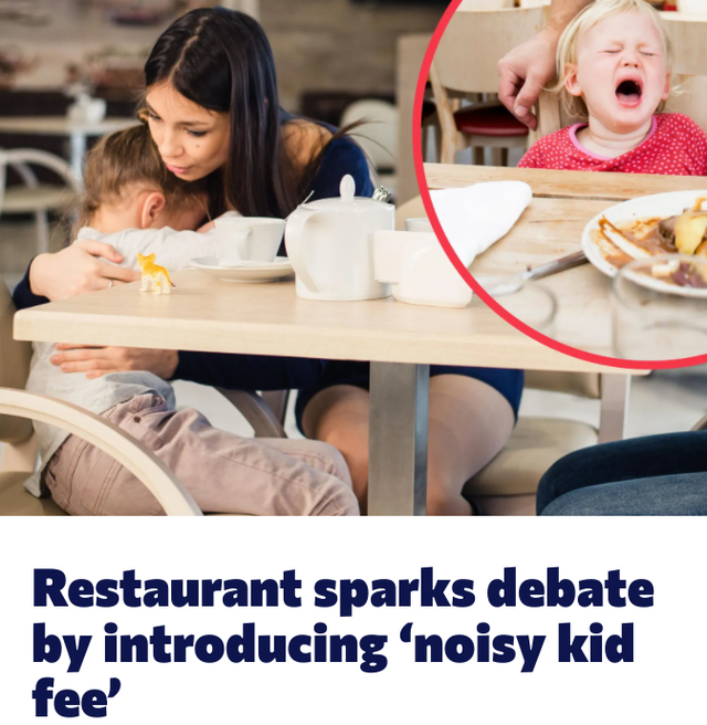 WHY？新加坡餐馆公开收取儿童哭闹附加费，许多网友举双手赞成