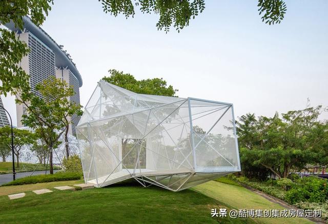 新加坡空气网亭，3D 打印的不锈钢‘灯笼’ / AIRLAB