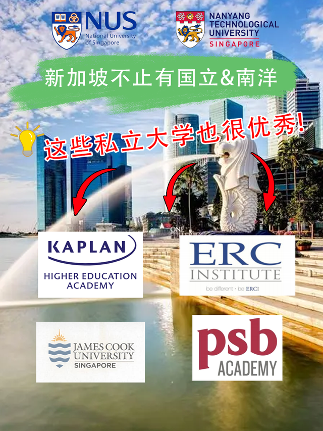 新加坡不止国立和南洋！这些私立院校也很优秀