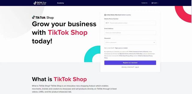 TikTok Shop今日正式在美国站上线 卖家中心已可申请入驻