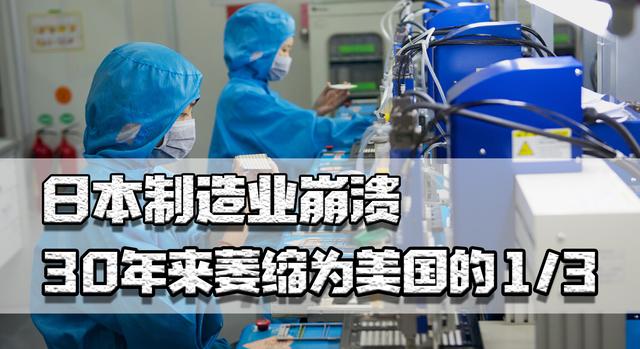 日本制造业崩溃，30年来萎缩为美国的1/3，难怪经济下挫出口逆差