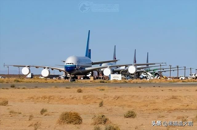 南航A380退役为何要飞到美国，国内没有飞机坟场？自己拆不香吗？