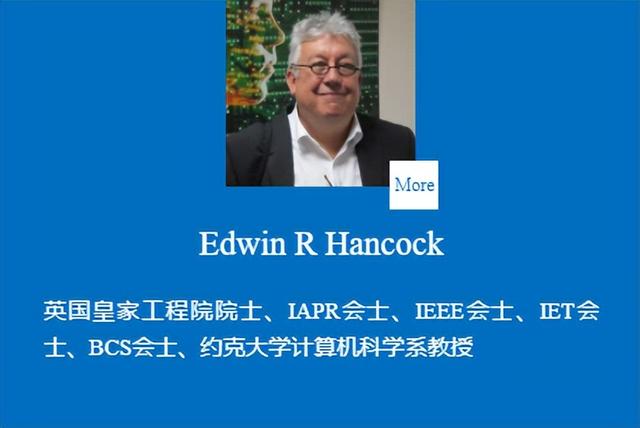 英国皇家工程院院士Edwin R Hancock加入亚太人工智能学会！