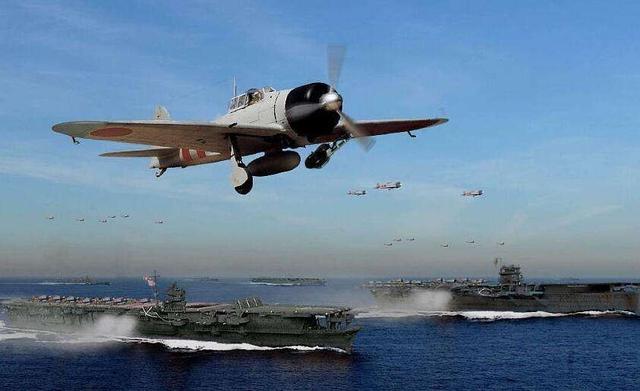 中途岛战役中，美国海军以弱胜强，击溃日本4艘航空母舰