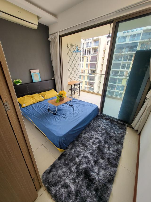 新加坡租房，紫线地铁站普通房，可住2人