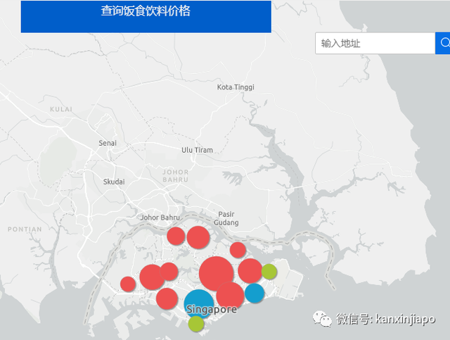 新加坡全岛小贩2000家摊位价格哪家最便宜，这家网站一目了然