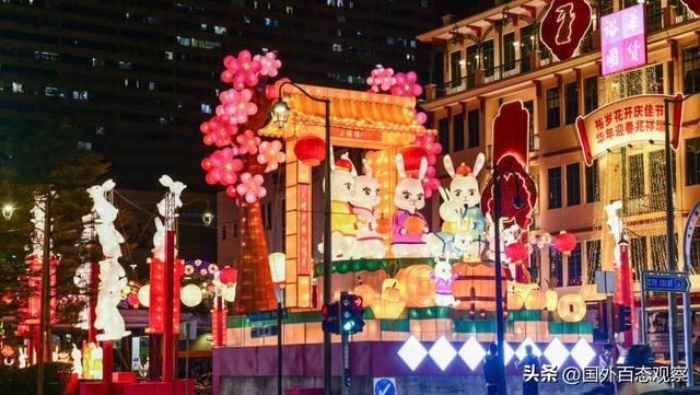 新加坡唐人街的农历新年庆祝活动在时隔 2 年后全面回归