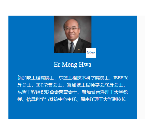 新加坡工程院院士Er Meng Hwa加入亚太人工智能学会！