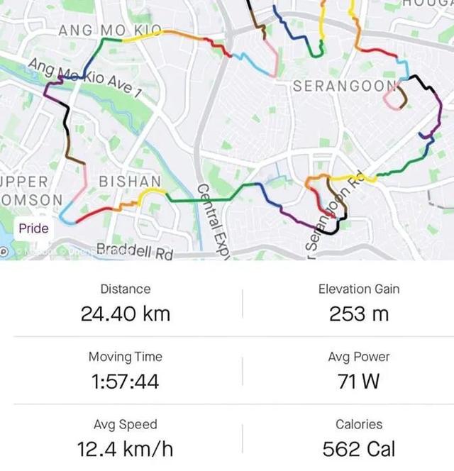 在新加坡这座城市，用骑行24.4公里画出一个巨大的兔子，是怎样的一种体验