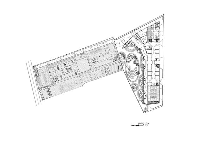 扇形展开，泰国吞武里校园 SISB / Plan Architect