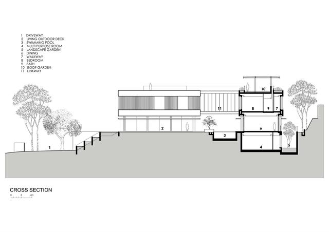 新加坡住宅别墅案例-Secret Garden House Wallflower Architecture