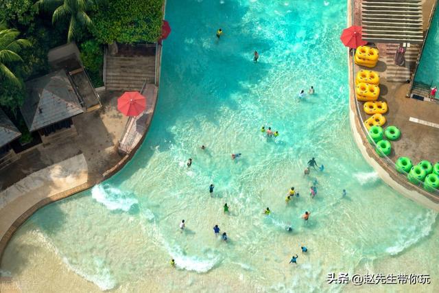 二十年游历分享之318：亚洲97：新加坡34 圣淘沙4 水上探险乐园