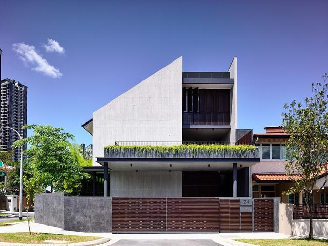 新加坡住宅别墅案例-Cascading Courts HYLA Architects （580m2）