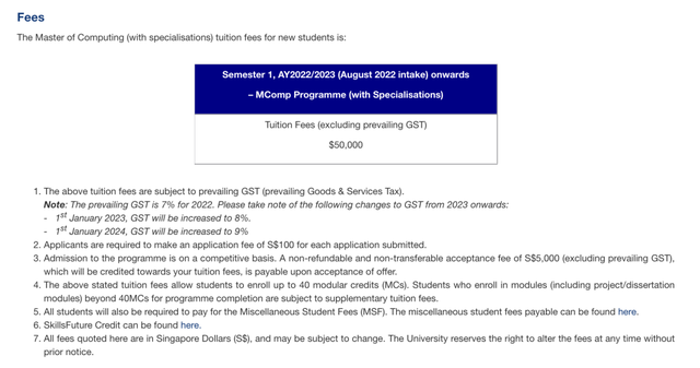 新加坡国立大学王牌专业——计算机科学硕士项目,本月底截止申请!